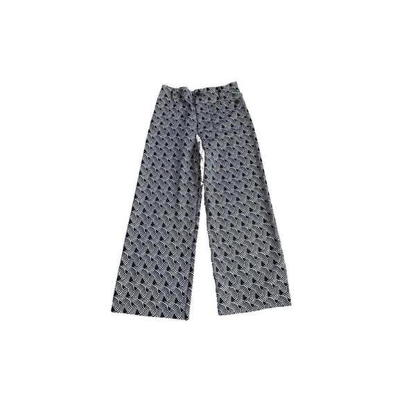 Jones New York Pants - Jones New York Women's Cropped Straight Mid Rise Pants Size 14 NWT Black White